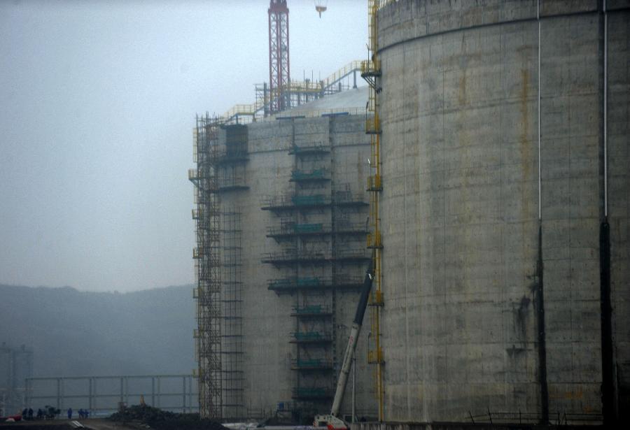 （經(jīng)濟）（2）浙江LNG項目計劃年內(nèi)建成投產(chǎn)