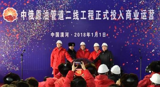 中俄原油管道二線工程正式投入商業(yè)運(yùn)營(yíng)